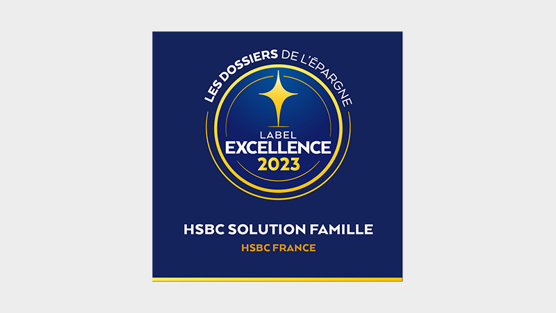 Logo du Label d'Excellence 2023 des Dossiers de l'Épargne